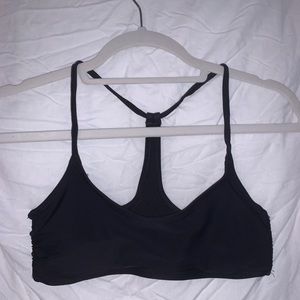 Black bikini top